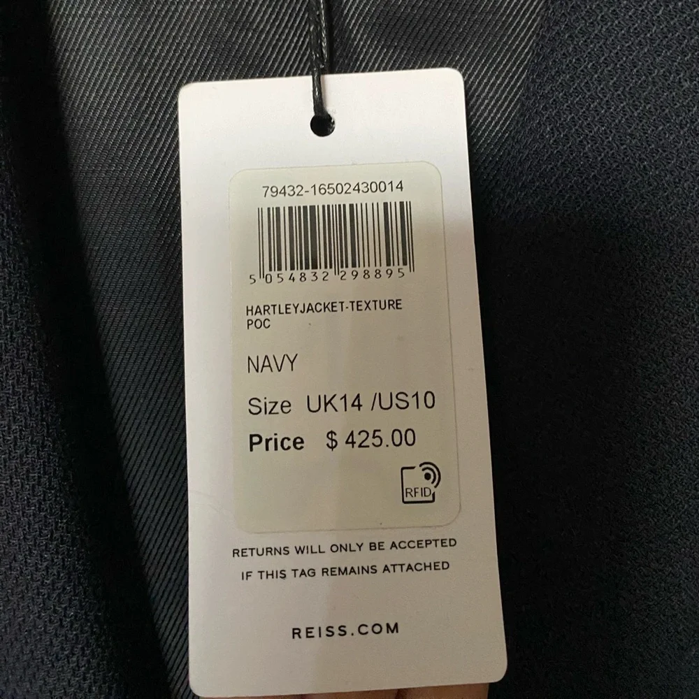 Reiss Navy Blazer - Picture 8 of 9